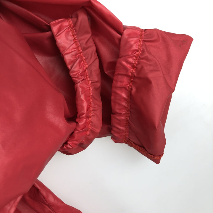 1970'S Lacoste IZOD Anorak Parka, Men's Size XL Nylon red type Vintage Second Hand