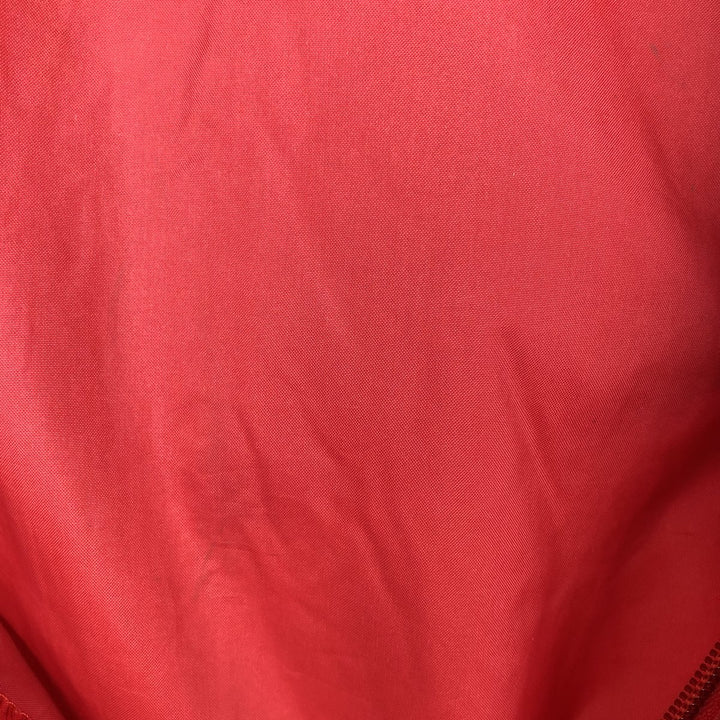 1970'S Lacoste IZOD Anorak Parka, Men's Size XL Nylon red type Vintage Second Hand