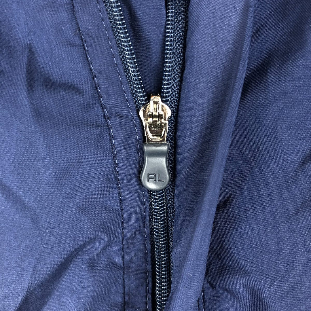 Ralph Lauren POLO GOLF Half-Zip Windbreaker, Men's Size XXL (approx.) polyester navy blue type Vintage Second Hand