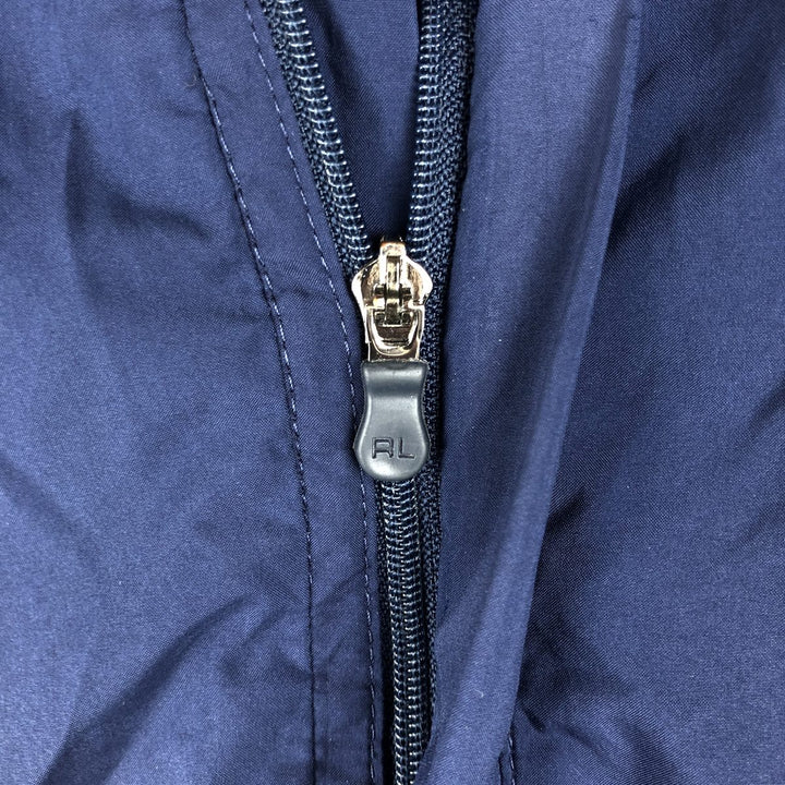 Ralph Lauren POLO GOLF Half-Zip Windbreaker, Men's Size XXL (approx.) polyester navy blue type Vintage Second Hand