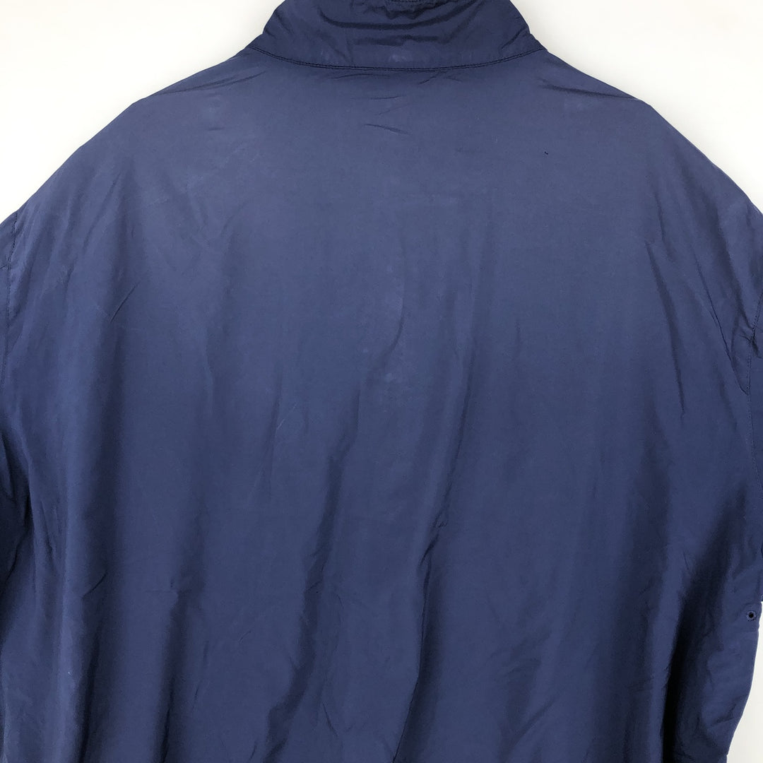 Ralph Lauren POLO GOLF Half-Zip Windbreaker, Men's Size XXL (approx.) polyester navy blue type Vintage Second Hand