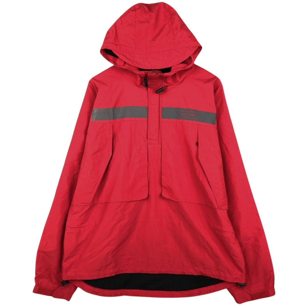 1990'S Ralph Lauren POLO SPORT Anorak Parka, Men's Size M (approx.), Vintage Nylon red type Vintage Second Hand