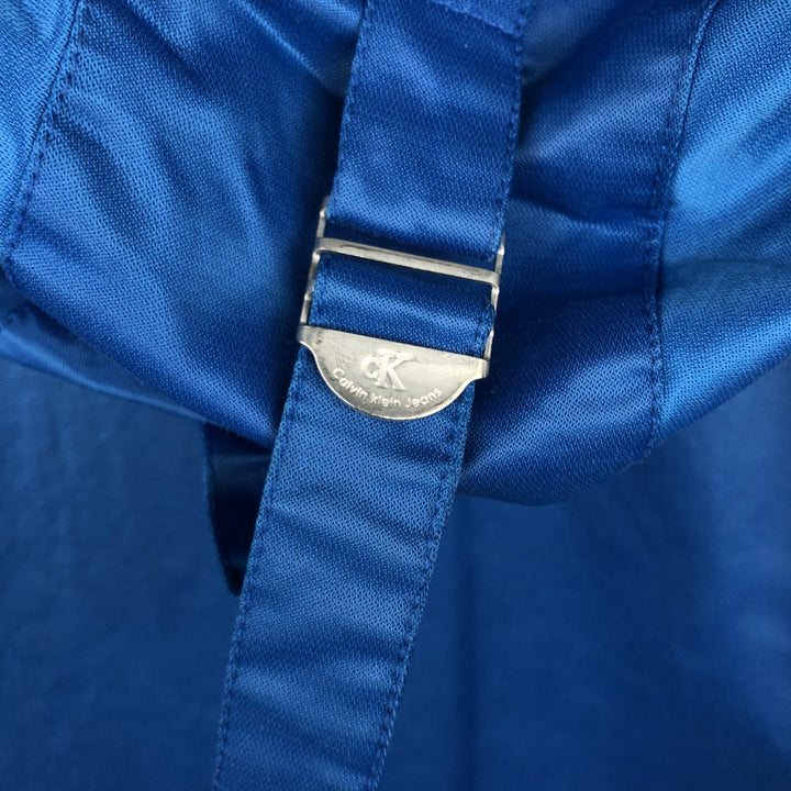 90s-00'S Calvin Klein Anorak Parka, Men's XL equivalent, Vintage cotton blue type Vintage Second Hand
