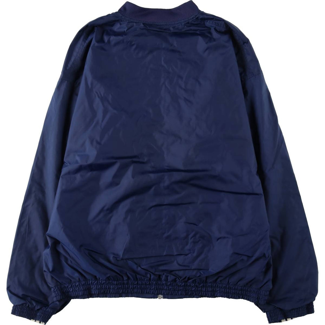 00'S Adidas nylon jacket, men's size L Nylon navy blue type Vintage Second Hand