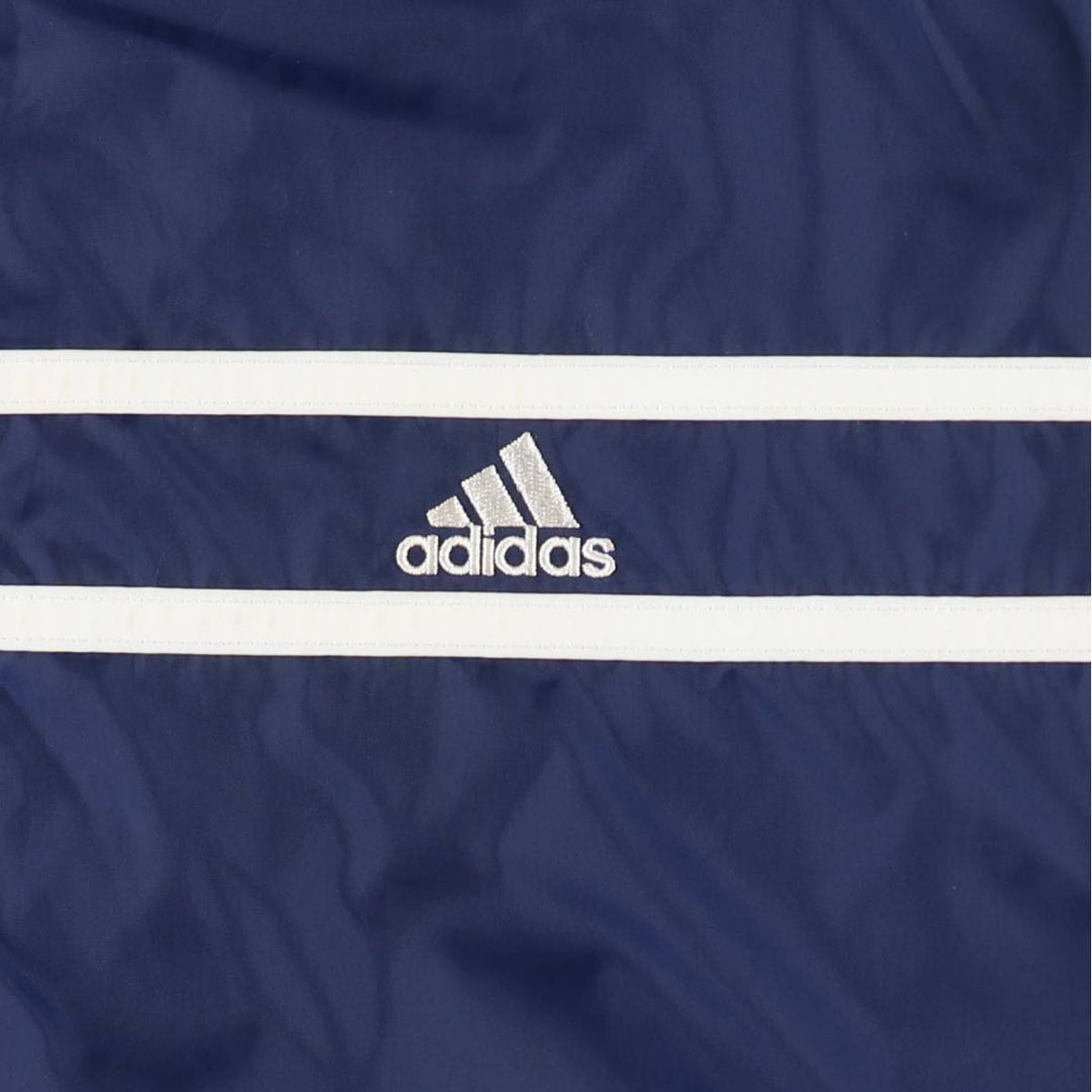 00'S Adidas nylon jacket, men's size L Nylon navy blue type Vintage Second Hand