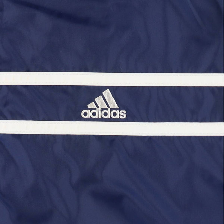 00'S Adidas nylon jacket, men's size L Nylon navy blue type Vintage Second Hand