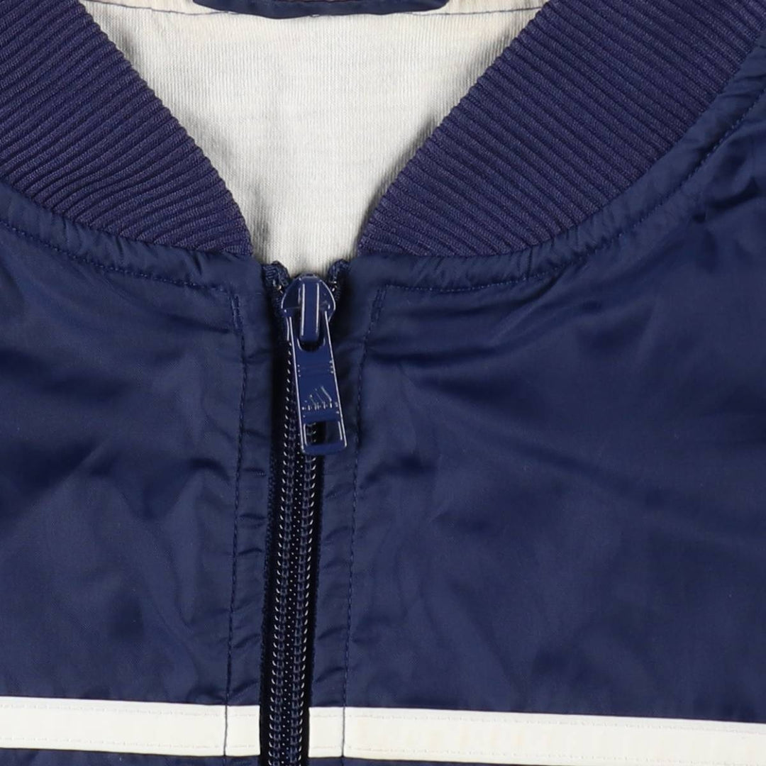 00'S Adidas nylon jacket, men's size L Nylon navy blue type Vintage Second Hand