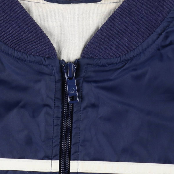 00'S Adidas nylon jacket, men's size L Nylon navy blue type Vintage Second Hand