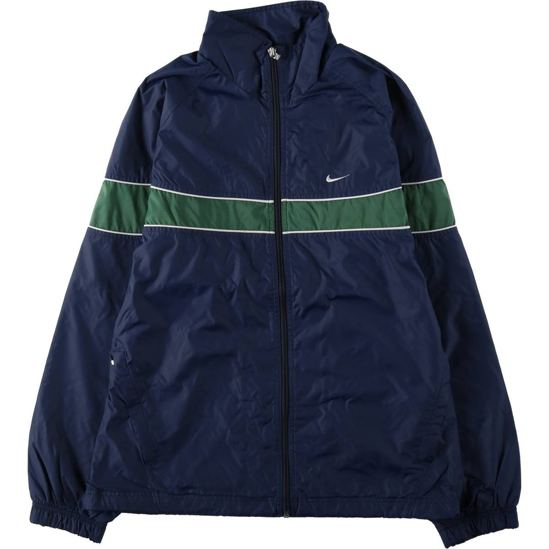 2000'S Nike NIKE Back Logo Nylon Jacket, Men's Size M (approx.) Nylon navy blue type Vintage Second Hand
