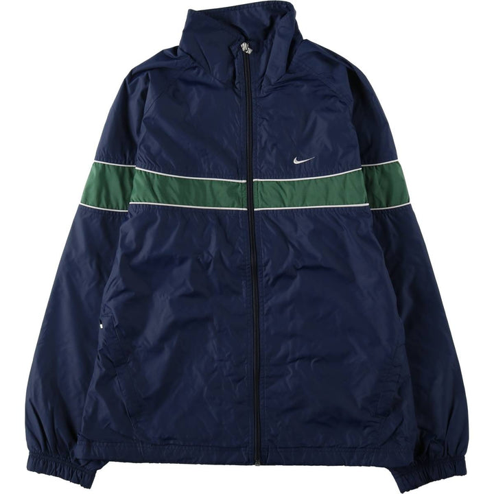 2000'S Nike NIKE Back Logo Nylon Jacket, Men's Size M (approx.) Nylon navy blue type Vintage Second Hand