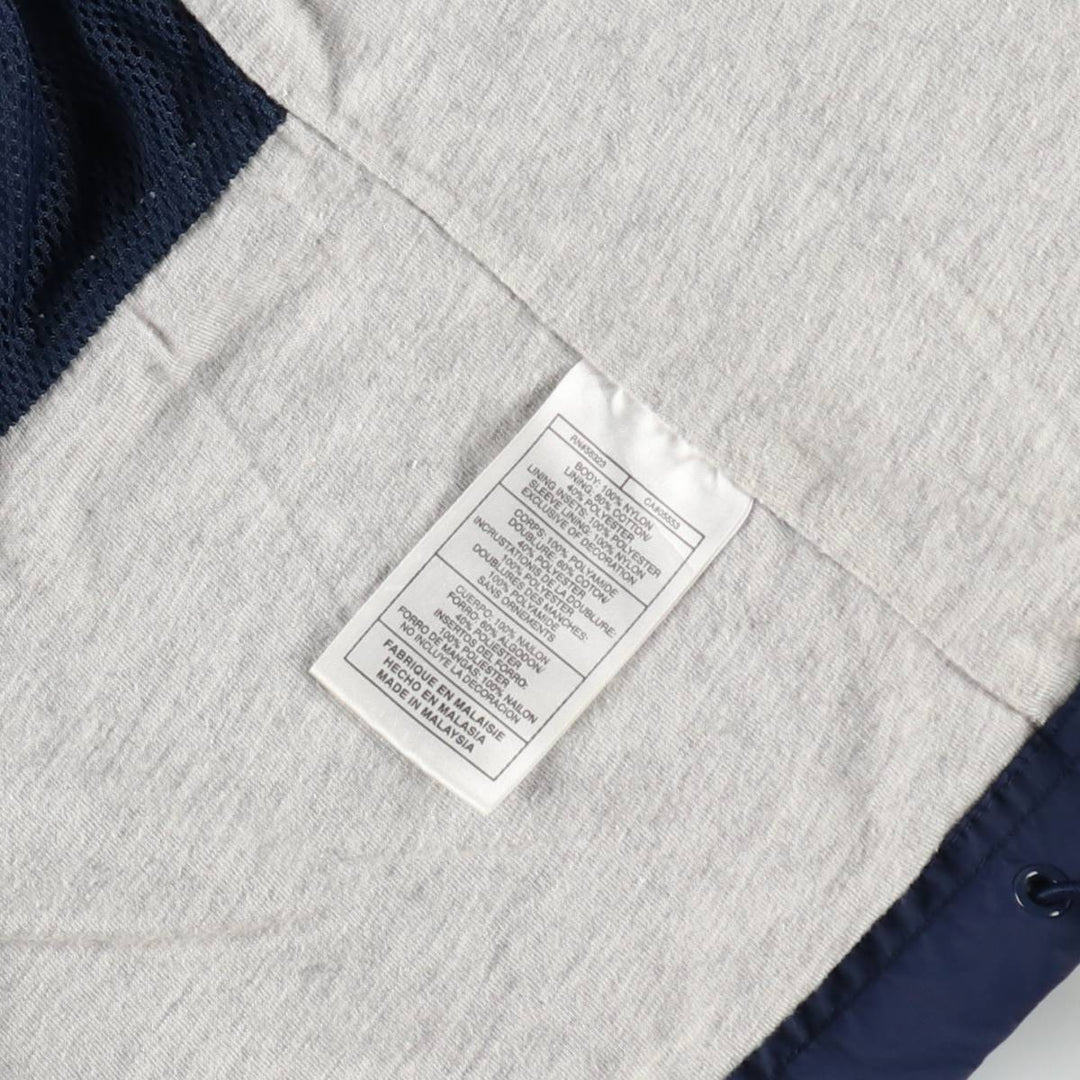 2000'S Nike NIKE Back Logo Nylon Jacket, Men's Size M (approx.) Nylon navy blue type Vintage Second Hand