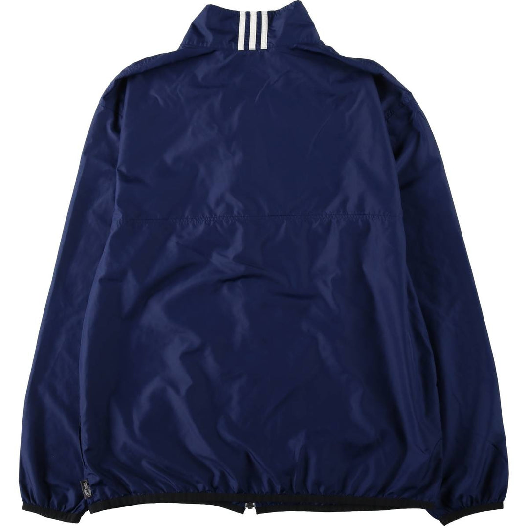 00'S adidas windbreaker men's XL size polyester navy blue type Vintage Second Hand
