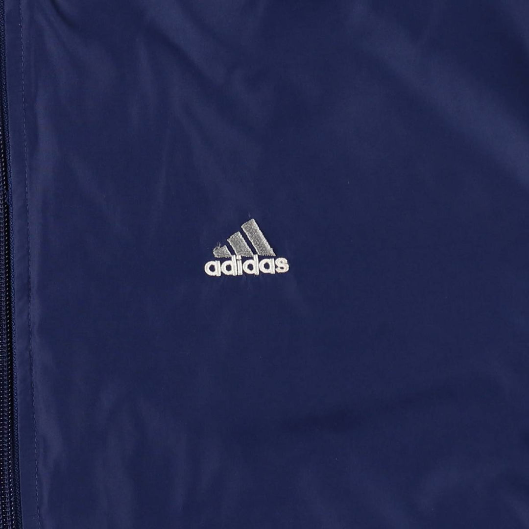 00'S adidas windbreaker men's XL size polyester navy blue type Vintage Second Hand