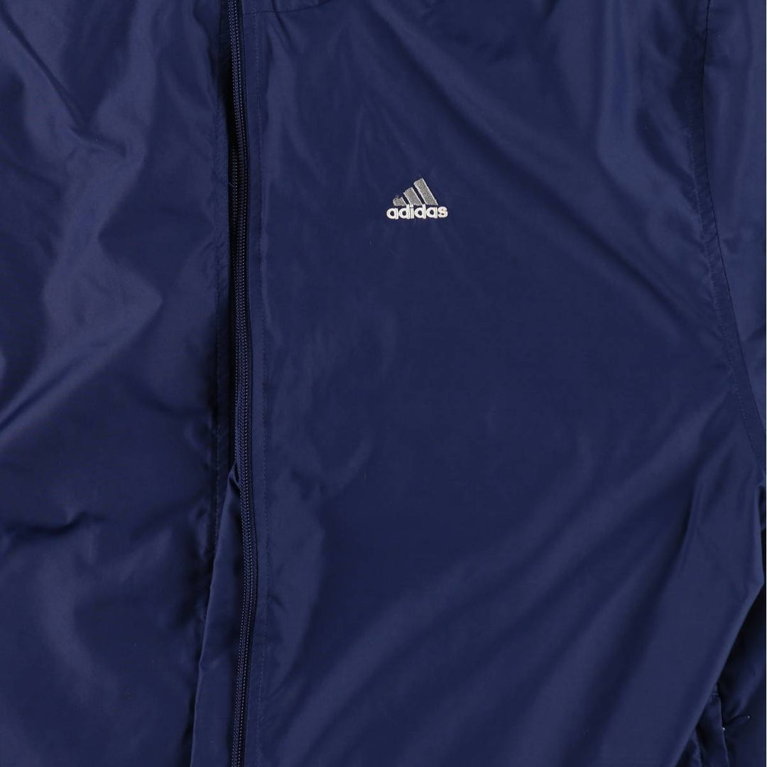 00'S adidas windbreaker men's XL size polyester navy blue type Vintage Second Hand