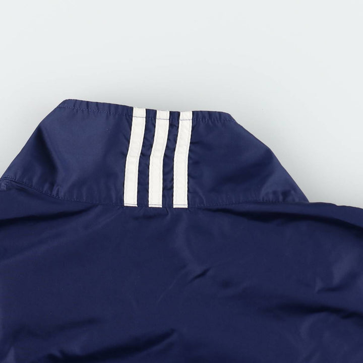 00'S adidas windbreaker men's XL size polyester navy blue type Vintage Second Hand