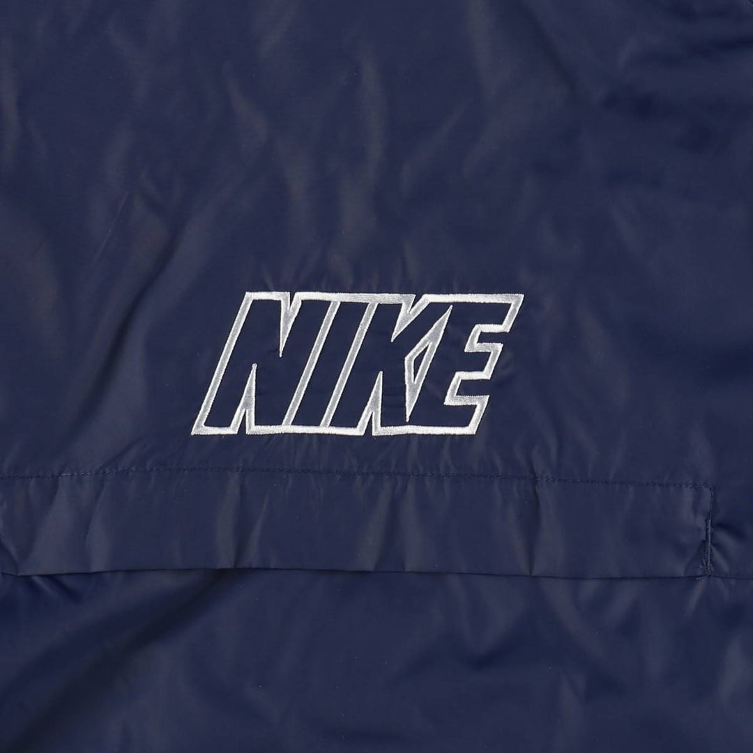 2000'S Nike NIKE Back Logo Nylon Jacket, Men's Size XL Nylon navy blue type Vintage Second Hand
