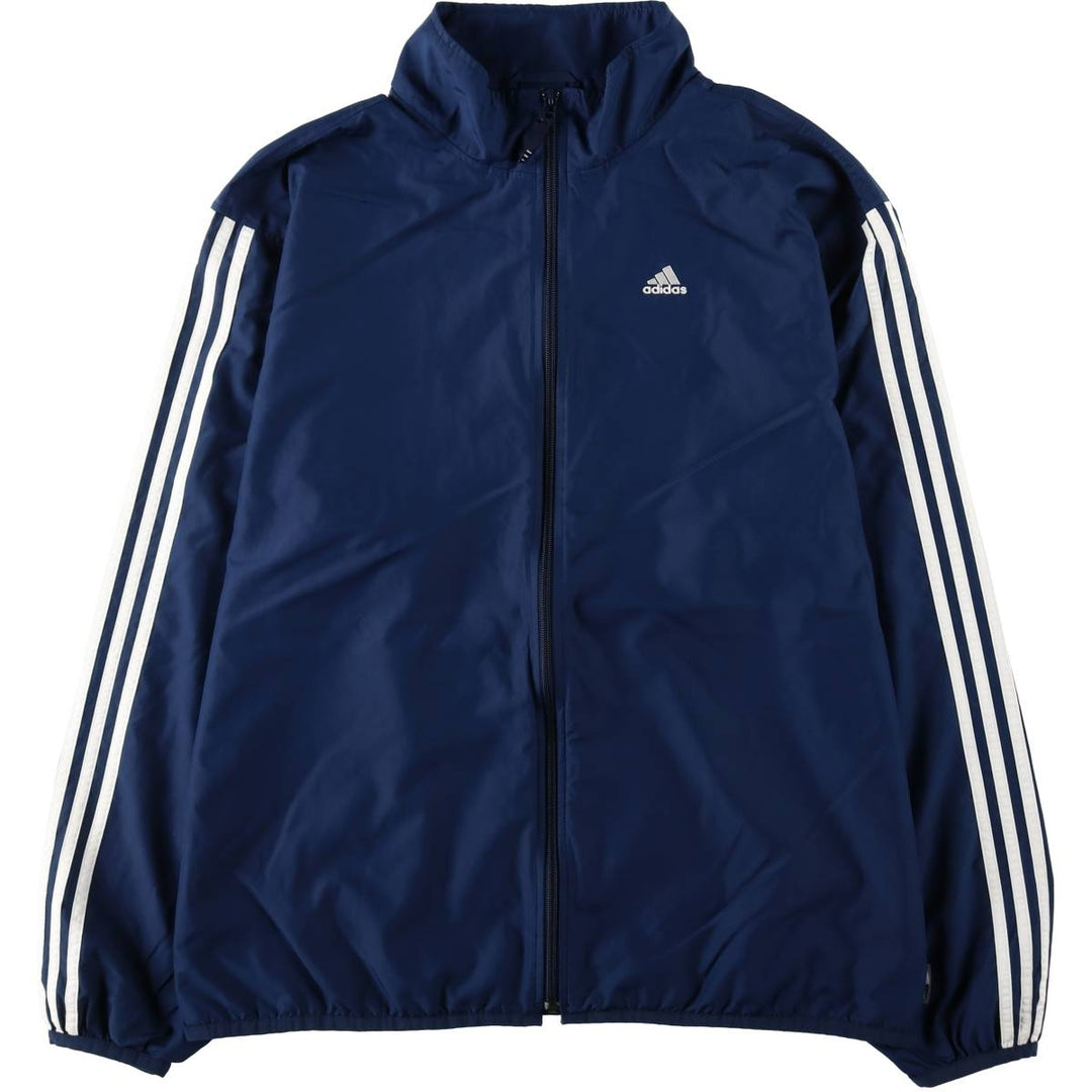 2000'S Adidas CLIMAPROOF Windbreaker, Men's Size XL (approx.) polyester navy blue type Vintage Second Hand