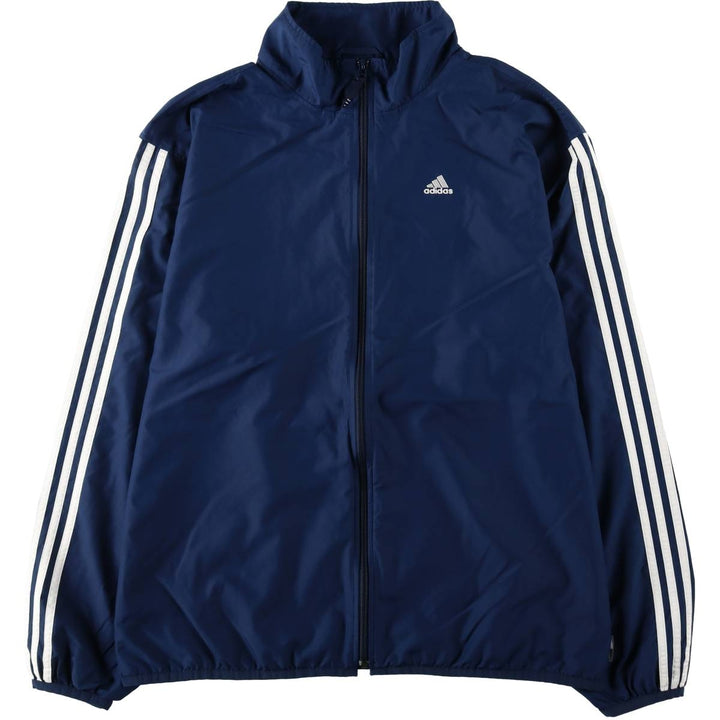 2000'S Adidas CLIMAPROOF Windbreaker, Men's Size XL (approx.) polyester navy blue type Vintage Second Hand