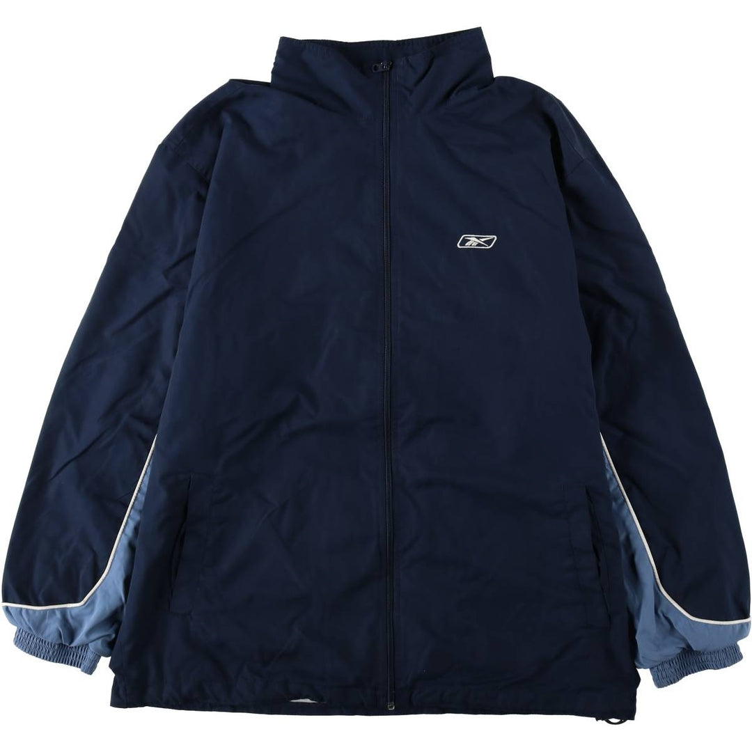Reebok Windbreaker Men's XL polyester navy blue type Vintage Second Hand