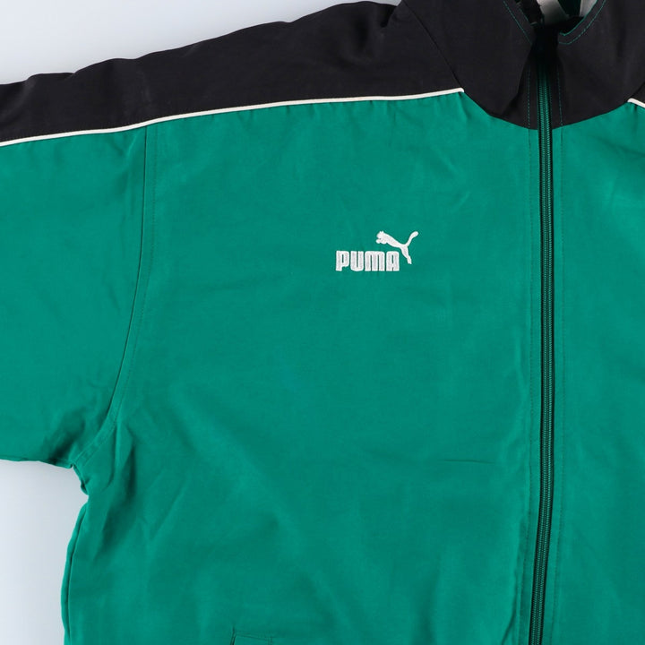 Puma windbreaker, men's size XL (equivalent) unclear green type Vintage Second Hand