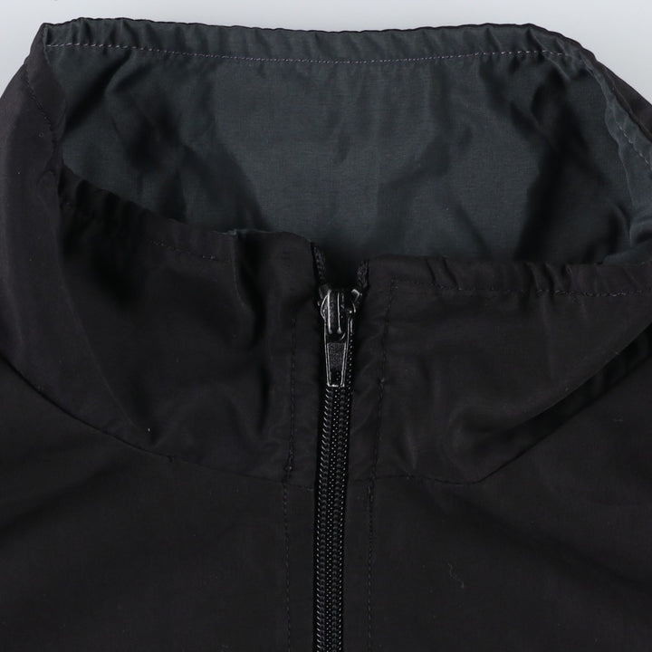 PREMIER LEAGE MANCHESTER UNITED FC Windbreaker (Men's XL equivalent) polyester black type Vintage Second Hand