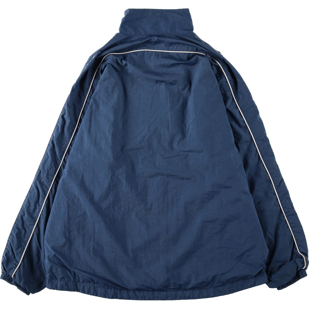 90s~00'S Adidas nylon jacket, men's size L, vintage Nylon navy blue type Vintage Second Hand