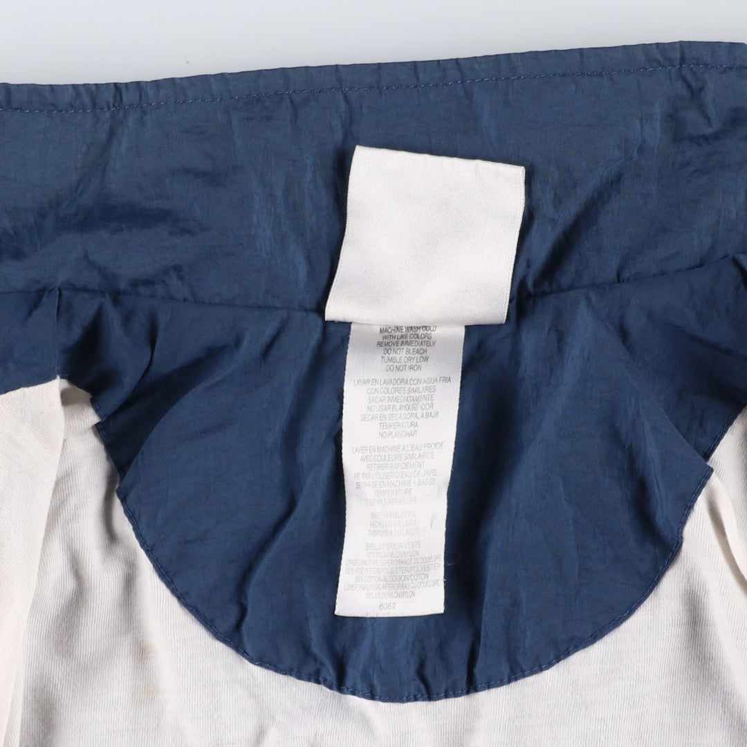 90s~00'S Adidas nylon jacket, men's size L, vintage Nylon navy blue type Vintage Second Hand