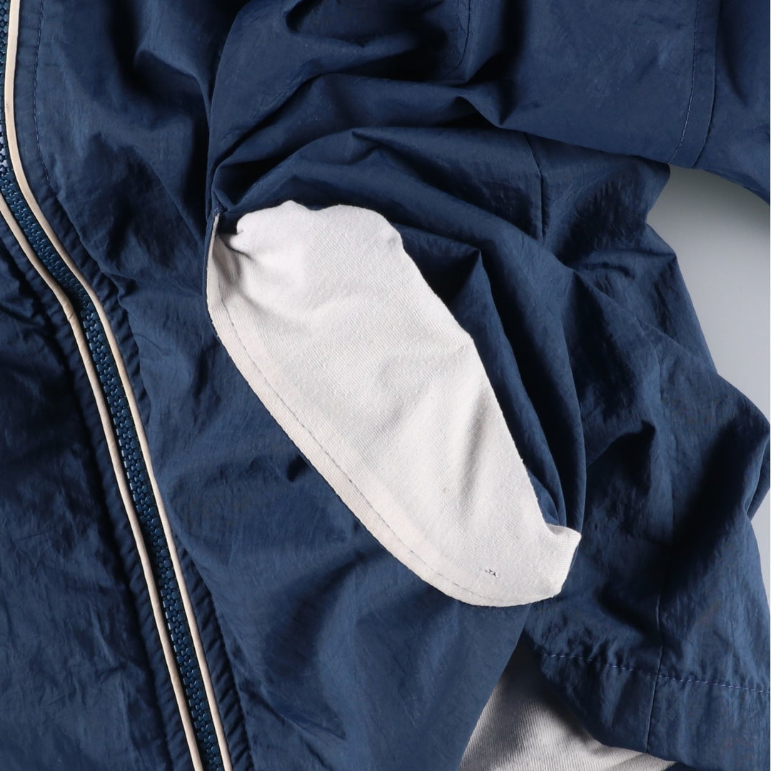 90s~00'S Adidas nylon jacket, men's size L, vintage Nylon navy blue type Vintage Second Hand
