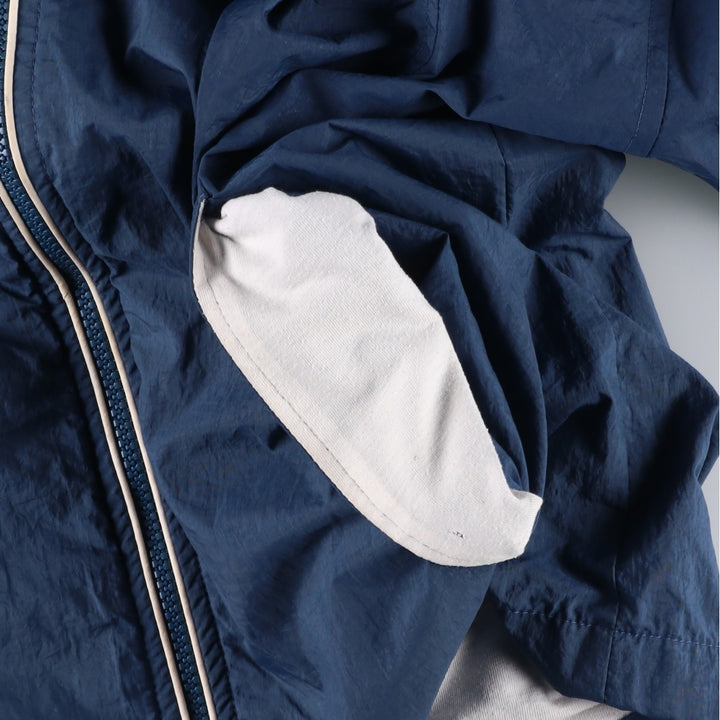 90s~00'S Adidas nylon jacket, men's size L, vintage Nylon navy blue type Vintage Second Hand