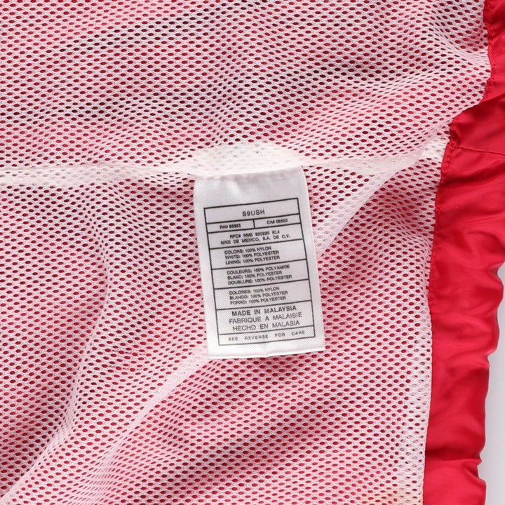00'S Nike Nylon Jacket Men's XL Nylon red type Vintage Second Hand