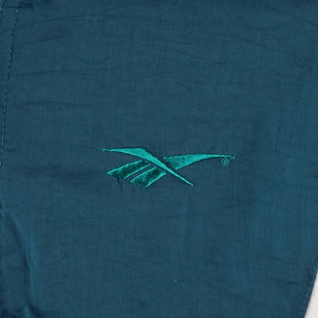 Reebok Nylon Jacket, Men's Size L Nylon green type Vintage Second Hand