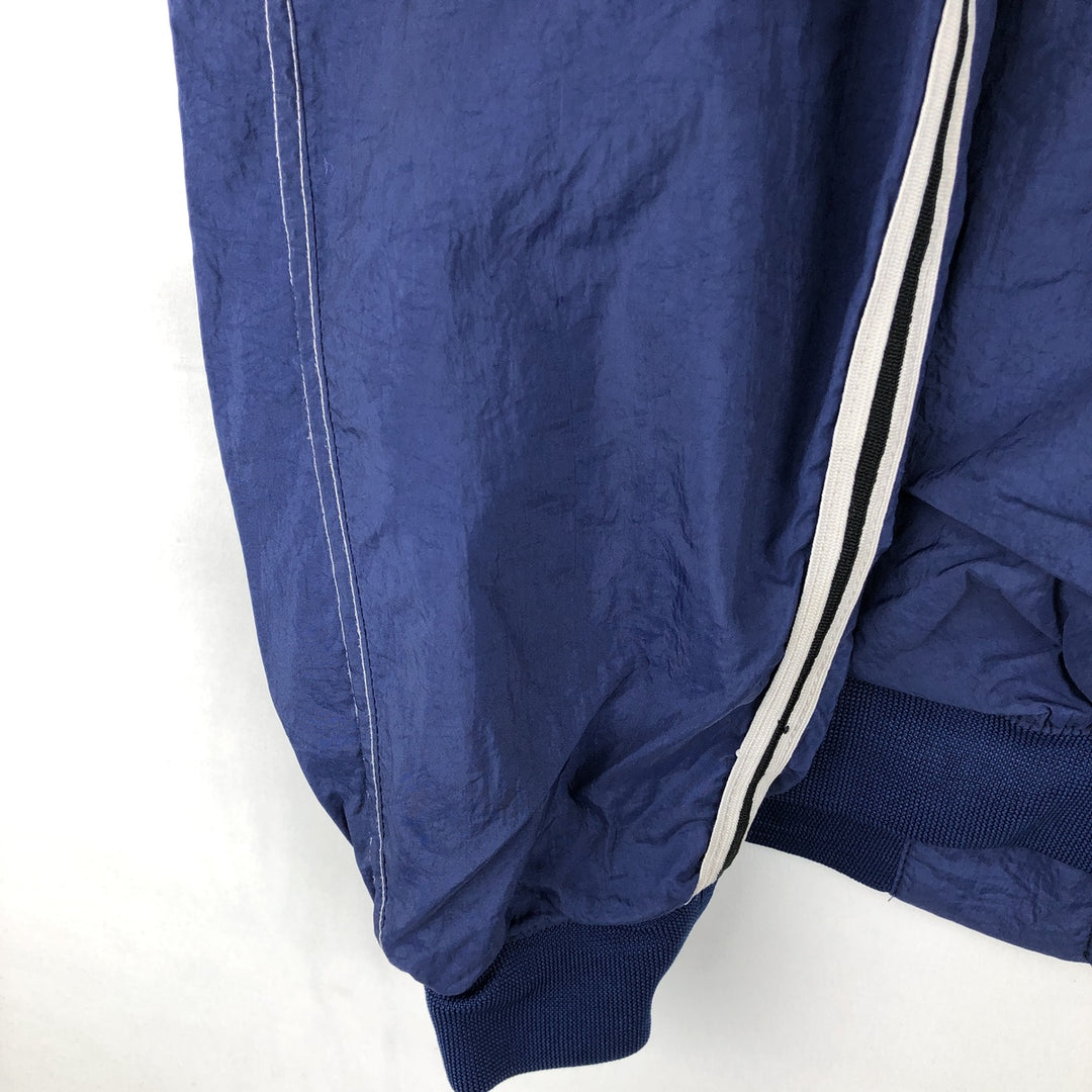 90'S Nike Nylon Parka, Men's Size L, Vintage Nylon Navy blue Vintage Second Hand