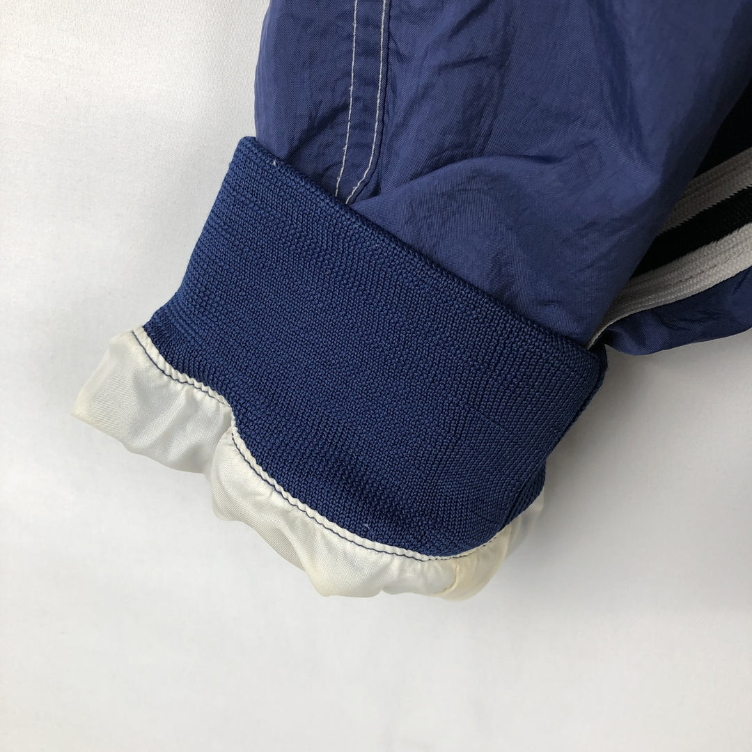 90'S Nike Nylon Parka, Men's Size L, Vintage Nylon Navy blue Vintage Second Hand