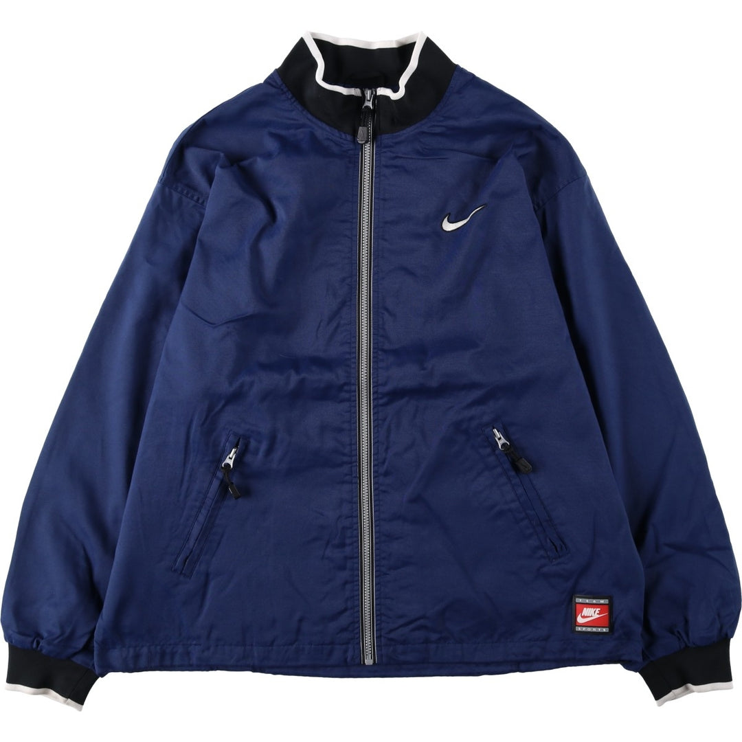 90'S Nike Team Nylon Jacket, Men's Size L (approx.), Vintage Nylon navy blue type Vintage Second Hand