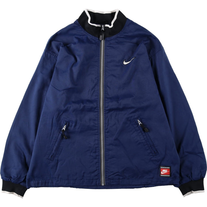 90'S Nike Team Nylon Jacket, Men's Size L (approx.), Vintage Nylon navy blue type Vintage Second Hand