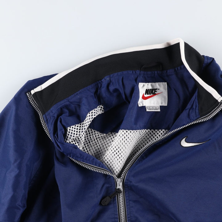 90'S Nike Team Nylon Jacket, Men's Size L (approx.), Vintage Nylon navy blue type Vintage Second Hand