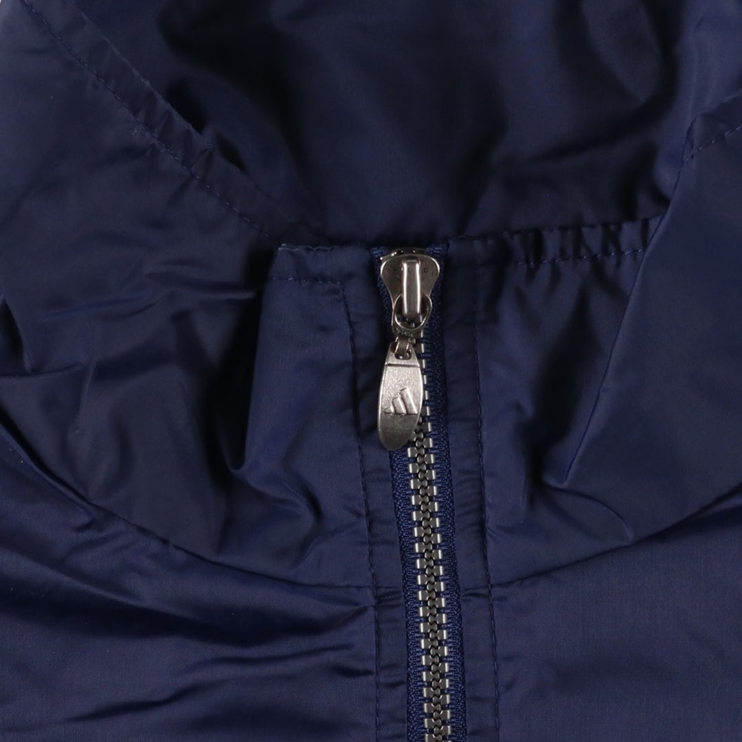 Vintage 90'S Adidas half-zip nylon pullover, men's size XL Nylon navy blue type Vintage Second Hand
