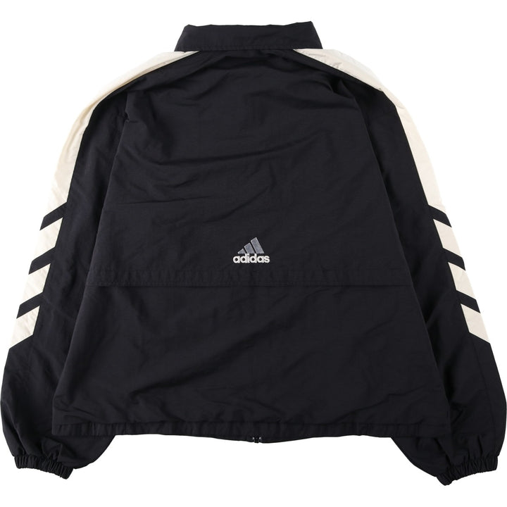 90'S Adidas Nylon Jacket, Men's XL Size, Vintage Nylon black type Vintage Second Hand