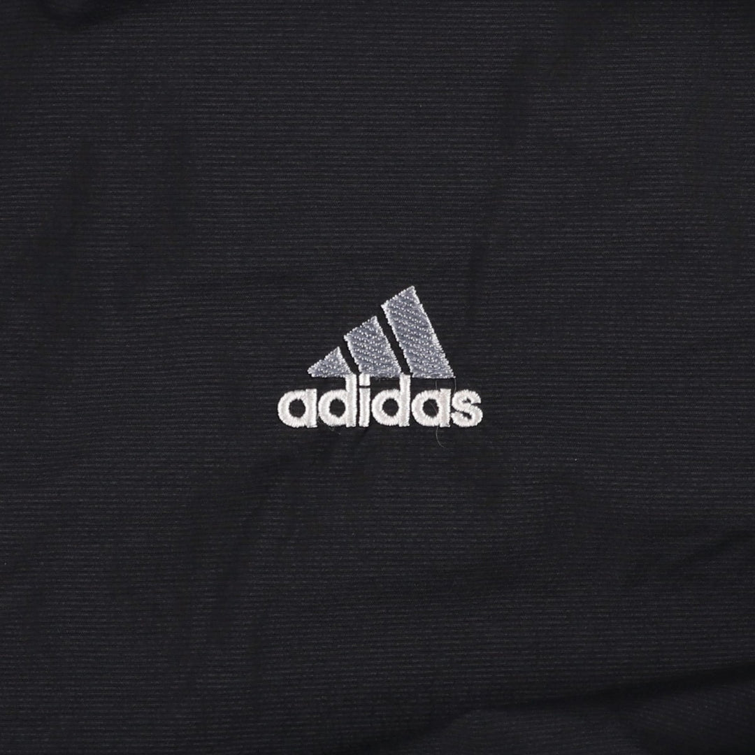 90'S Adidas Nylon Jacket, Men's XL Size, Vintage Nylon black type Vintage Second Hand