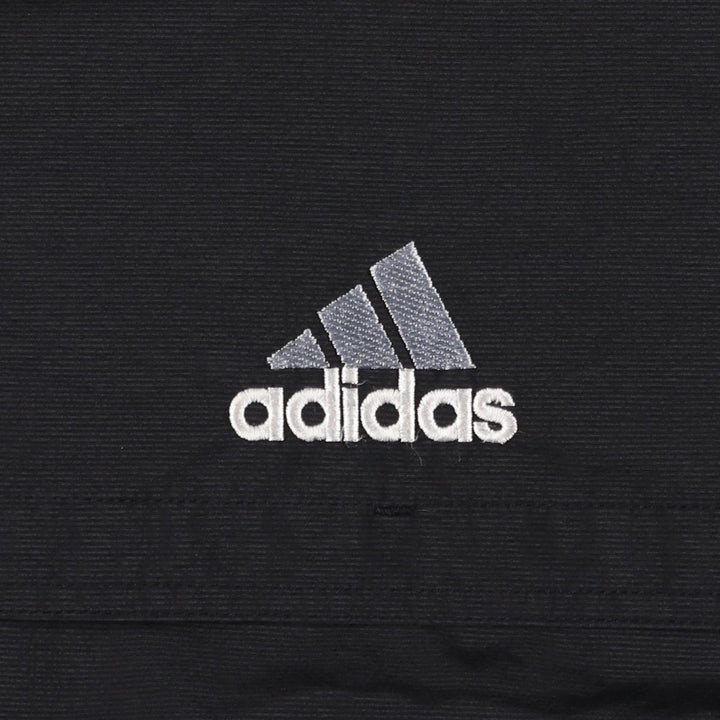 90'S Adidas Nylon Jacket, Men's XL Size, Vintage Nylon black type Vintage Second Hand