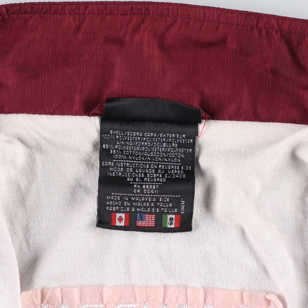 90'S Adidas Windbreaker Men's Size L Vintage polyester burgundy type Vintage Second Hand