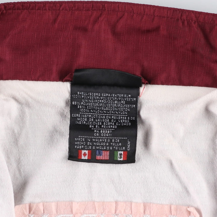 90'S Adidas Windbreaker Men's Size L Vintage polyester burgundy type Vintage Second Hand