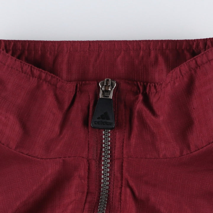 90'S Adidas Windbreaker Men's Size L Vintage polyester burgundy type Vintage Second Hand