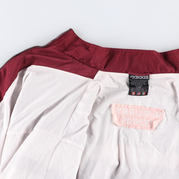 90'S Adidas Windbreaker Men's Size L Vintage polyester burgundy type Vintage Second Hand