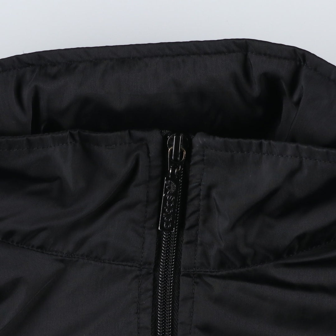 90'S Adidas nylon jacket, men's size XL (approx.) Nylon black type Vintage Second Hand