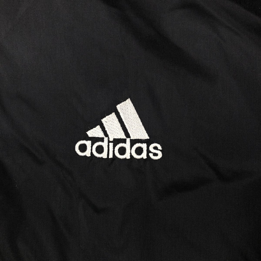 Adidas nylon jacket, men's size M (approx.) Nylon black type Vintage Second Hand