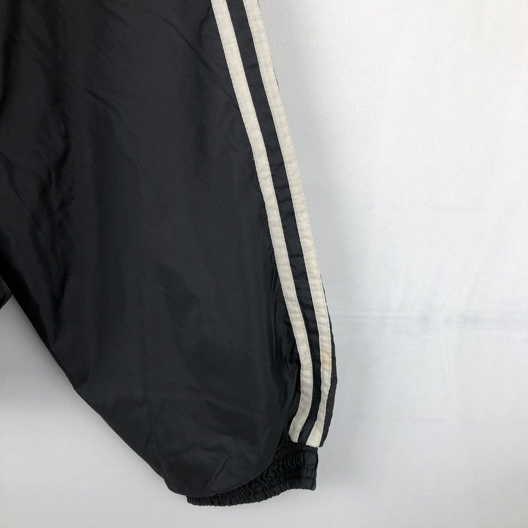 Adidas nylon jacket, men's size M (approx.) Nylon black type Vintage Second Hand
