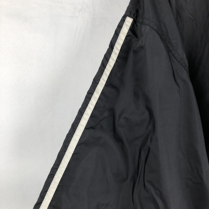 Adidas nylon jacket, men's size M (approx.) Nylon black type Vintage Second Hand