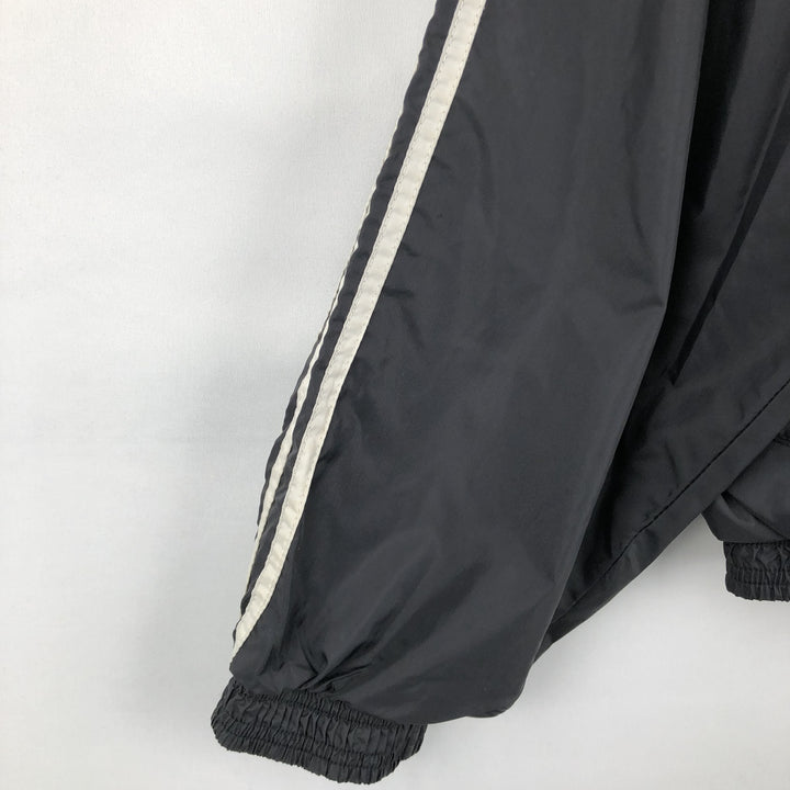 Adidas nylon jacket, men's size M (approx.) Nylon black type Vintage Second Hand