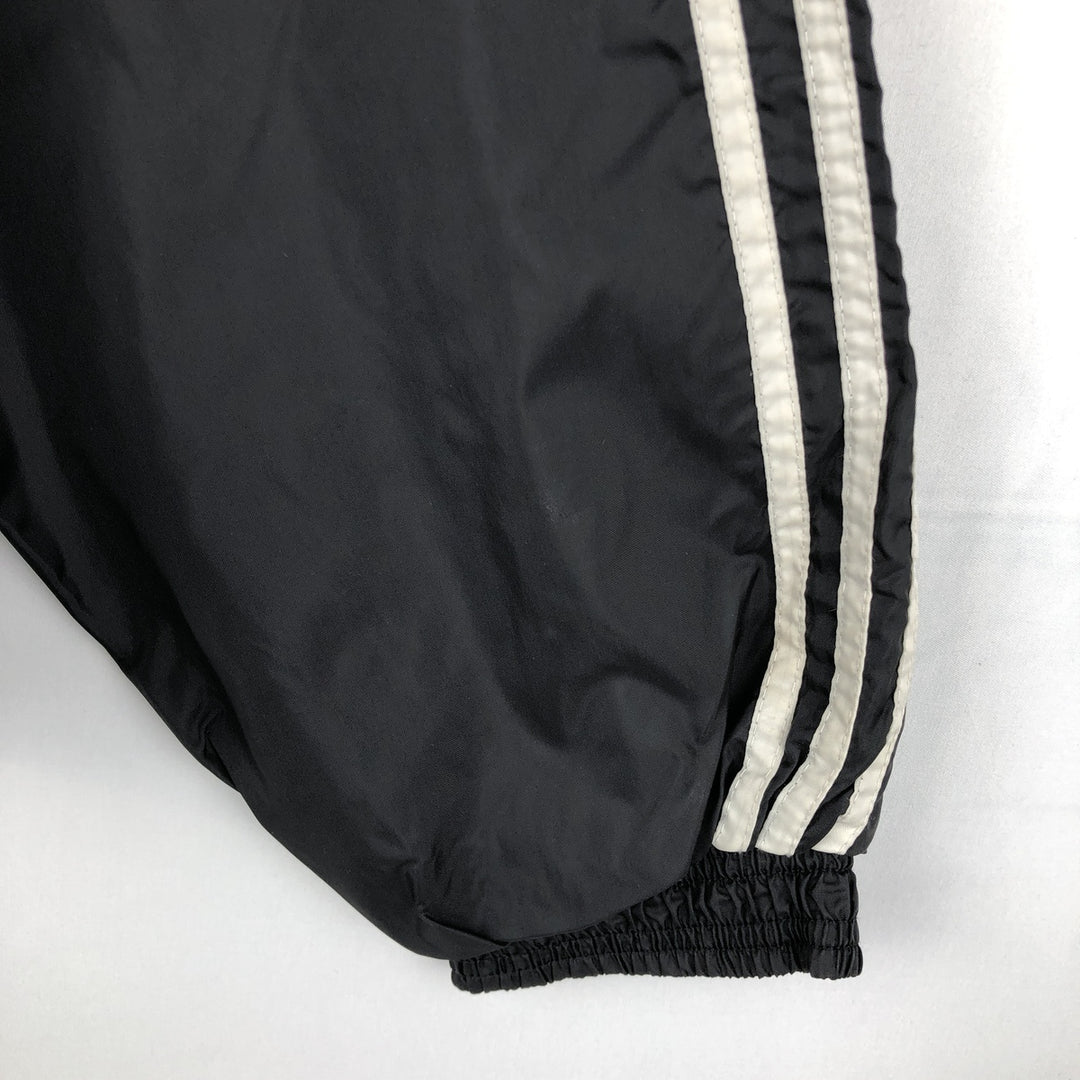Adidas nylon jacket, men's size M (approx.) Nylon black type Vintage Second Hand